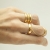 gold stackable bands  / Nina Rossi Jewelry / Biżuteria / Kolczyki