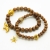 Nina Rossi Jewelry, Biżuteria, Bransolety, Boho chic sandalwood charms beaded bracelets set of 2