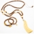 Boho chi sandalwood beaded bracelets with charms  / Nina Rossi Jewelry / Biżuteria / Bransolety