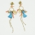 Multi charms tassel earrings  / Nina Rossi Jewelry / Biżuteria / Kolczyki
