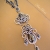 Nina Rossi Jewelry, Biżuteria, Naszyjniki, Harmony pendant - srebro proby 930 i 999, oraz czarny spinel