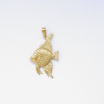 Wisiorek srebrny - Złota rybka - VENUS GALERIA w Biżuteria/Wisiory