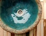 umywalka turkus rustykalny - artkafle w Dekoracja Wnętrz/Ceramika
