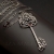 Iza Malczyk, Biżuteria, Naszyjniki, Le Temple de l'Amour - unikatowy naszyjnik z wisiorem w kształcie klucza