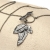 Zen Garden - Leaf Necklace - srebrny naszyjnik z motywem liści / Iza Malczyk / Biżuteria / Naszyjniki
