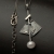 Iza Malczyk, Biżuteria, Naszyjniki, Zen Garden - White Lantern - srebrny naszyjnik z białą perłą