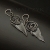 Iza Malczyk, Biżuteria, Kolczyki, Zen Garden - Maple Bridge Earrings - srebrne kolczyki z listkami