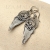 Zen Garden - Maple Bridge Earrings - srebrne kolczyki z listkami / Iza Malczyk / Biżuteria / Kolczyki