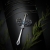 Hathel Wilwarin - długi naszyjnik z wisiorem w kształcie miecza / Iza Malczyk / Biżuteria / Naszyjniki