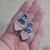 Rose - srebrne kolczyki z pastelowymi kamieniami / Rivendell / Biżuteria / Kolczyki