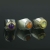 Srebrny pierścionek z prehnitem ID:150625 / AmberGallery / Biżuteria / Pierścionki