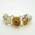 AmberGallery, Biżuteria, Bransolety, Srebrna bransoletka z bursztynem i kamieniami jubilerskimi ID: 230952
