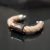 GOceramika, Biżuteria, Bransolety, Bransoleta tuba ceramiczna szkliwiony bronz na linie jutowej 