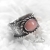 lookrecya, Biżuteria, Pierścionki, vintage - srebrny pierścionek z koralem