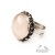 lookrecya, Biżuteria, Pierścionki, rose quartz... regulowany pierścionek z różowym kwarcem
