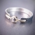black, white, gold... srebrno-złoty pierścionek z diamentem salt&pepper / lookrecya / Biżuteria / Pierścionki