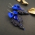 PiLLow Design, Biżuteria, Kolczyki, Jadeit z kobaltową kokardką...