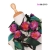 różowe kwiaty i liście- naszyjnik, szalik, zamotka / inmano / Biżuteria / Naszyjniki