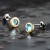 Mario Design, Biżuteria, Kolczyki, Kolczyki z topazem błękitnym - Swiss Blue Topaz fasetowany