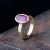 Pierścionek z naturalnym różowym turmalinem / Mario Design / Biżuteria / Pierścionki