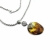 Naszyjnik - bursztyn - białe złoto pr. 585  / Mario Design / Biżuteria / Naszyjniki