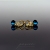 MALA - Złocone krótkie kolczyki na sztyftach z turkusowymi Kwarcami Paraiba i Opalami etiopskimi / PASIÓN / Biżuteria / Kolczyki