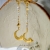 PASIÓN, Biżuteria, Kolczyki, OVER THE MOUNTAINS - długie złocone srebrne kolczyki na sztyftach z księżycem i perłami