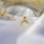 HALF MOON - bransoletka ze złoconego srebra z kamieniami księżycowymi i półksiężycami / PASIÓN / Biżuteria / Bransolety