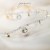 PASIÓN, Biżuteria, Naszyjniki, DIAMOND NIGHT - choker naszyjnik ze złoconego srebra z Kryształami górskimi Herkimer i gwiazdkami