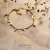 NEW MOON - złocona bransoletka z naturalnymi Perłami i półksiężycami / PASIÓN / Biżuteria / Bransolety
