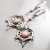Tassilya - ekskluzywne srebrne kolczyki z koralem wykonane ręcznie / CIBA / Biżuteria / Kolczyki