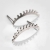 2D bio 0008 - nowoczesne srebrne kolczyki, wykonane ręcznie / CIBA / Biżuteria / Kolczyki