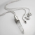 0106 -  nowoczesny srebrny naszyjnik z kryształem górskim wykonany ręcznie / CIBA / Biżuteria / Naszyjniki