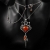 Imaave - ekskluzywny srebrny naszyjnik z karneolem wykonany ręcznie / CIBA / Biżuteria / Naszyjniki