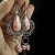 Otrera - spektakularne srebrne kolczyki z pięknie fasetowanymi różowymi opalami, wykonane ręcznie / CIBA / Biżuteria / Kolczyki