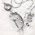 CIBA, Biżuteria, Naszyjniki, Faethe - subtelny srebrny naszyjnik z pięknym kwarcem rutylowym, wykonany ręcznie