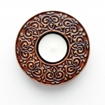 lampion, BAROKOWY, brązowy, w pudełku - pracowniazona w Dekoracja Wnętrz/Ceramika