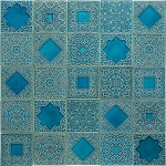 kafle arabeski, turkusowe - pracowniazona w Dekoracja Wnętrz/Ceramika