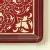 dekory 13,5cm x 13,5cm czerwone / pracowniazona / Dekoracja Wnętrz / Ceramika