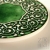 podstawka ornamentowa zielona / pracowniazona / Dekoracja Wnętrz / Ceramika