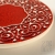 podstawka ornamentowa czerwona / pracowniazona / Dekoracja Wnętrz / Ceramika