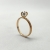 Pierścionek zaręczynowy z różowego złota z surowym diamentem / Wierzbanowska Jewellery / Biżuteria / Pierścionki