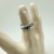 Srebrny pierścionek z białymi topazami / Wierzbanowska Jewellery / Biżuteria / Pierścionki