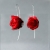 Kolczyki czerwone różyczki / SHAMBALA / Biżuteria / Kolczyki