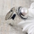 Srebrny pierścionek z perłą - "Śniadanie u Tiffany'ego" / Marcela Krukowiecka / Biżuteria / Pierścionki