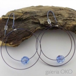 galeria OKO, bizuteria, kolczyki, Niebieskie oczko