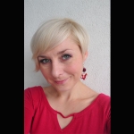 IMAGINE, bizuteria, kolczyki, FILC I �YWICA - kolczyki - wi�nia