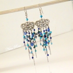 Nina Rossi Jewelry, bizuteria, kolczyki, Butterfly chandeliers