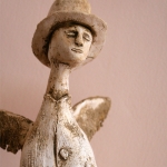 Arapaho Ceramic Art, dekoracja-wnetrz, ceramika, Anio� z cylindrze