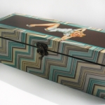 sylwia serwin, dekoracja-wnetrz, pudelka, "Twist and shout" pude�ko na wino